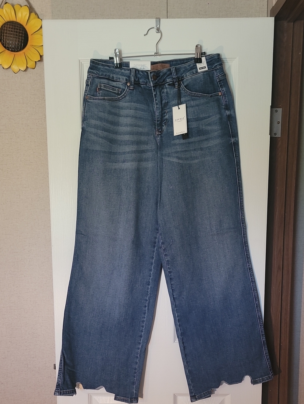 Judy Blue High Waist Wide Leg Blue Women’s Jeans
